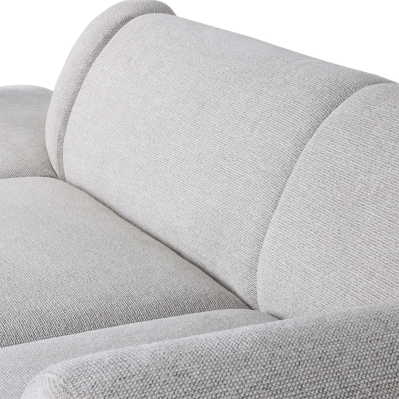 Modulares Sofa Element Jax Sneak hellgrau - HKliving
