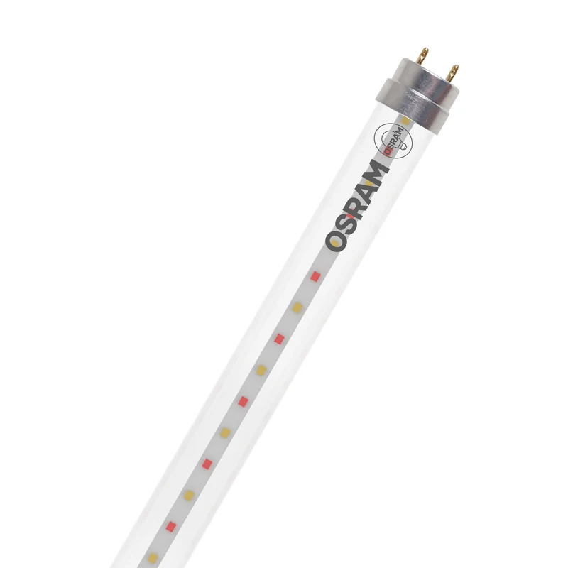 OSRAM LED TUBE T8 EM FLUORA , LED-Röhre, Bleifreies Glas, Klar, 1 W, (ex 30 W), 720 lm, Warmweiß, 2500 K, 30000 h, CRI 80, Pflanzlicht