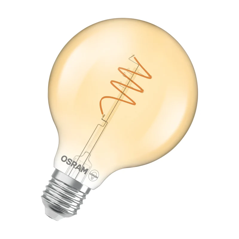 OSRAM Vintage 1906 Globe LED-Lampe Gold, 3.4W, 470lm, E27 , Warmweiß