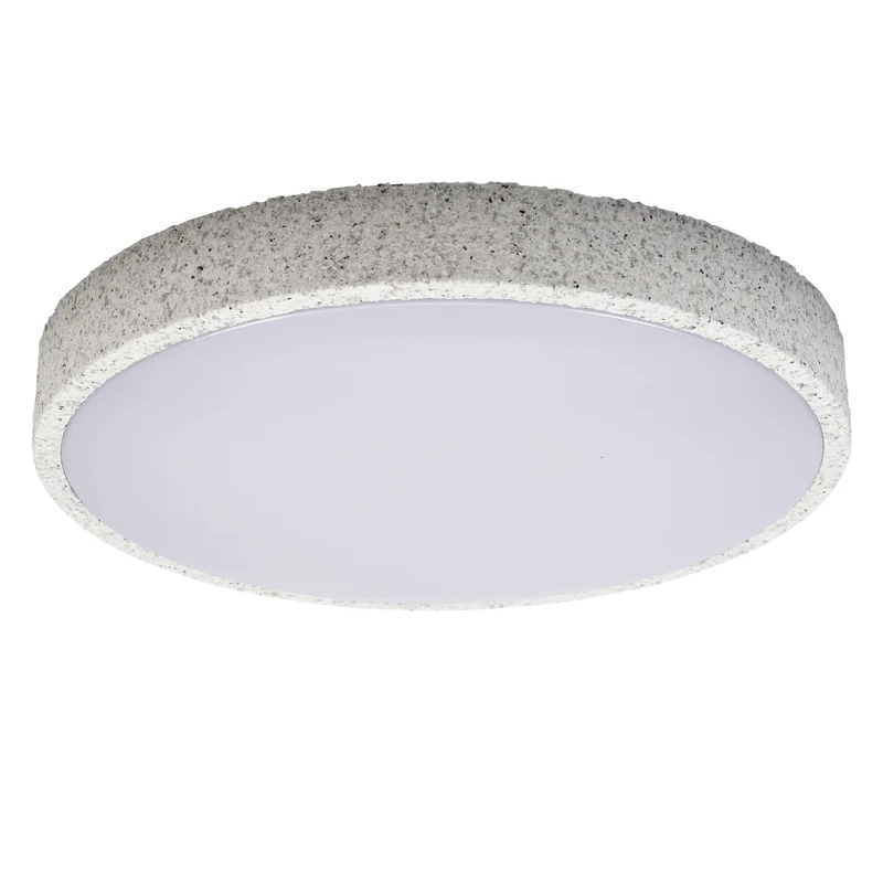 LEDVANCE ORBIS Yummy LED-Deckenleuchte mit Metallring, weiß, 24W, 1450lm, 3000K, 390mm, 830 freundliches Warmweiß, durch Klicken dimmbar, IP20 Schutz, Montageschrauben und Dübel inklusive