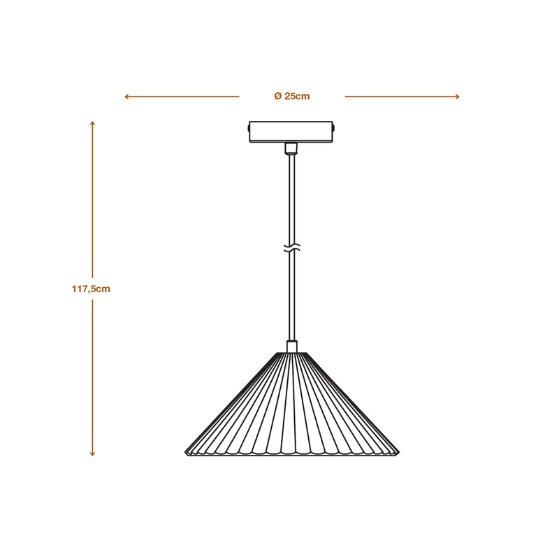LEDVANCE Decor Concrete Pyramid Beton-Hängeleuchte (250 mm) in Dunkelgrau mit Gehäuse aus Metall und Beton für moderne Beleuchtungen in Innenräumen, flexible Leuchtkörper-Wahl dank E27 Fassung.