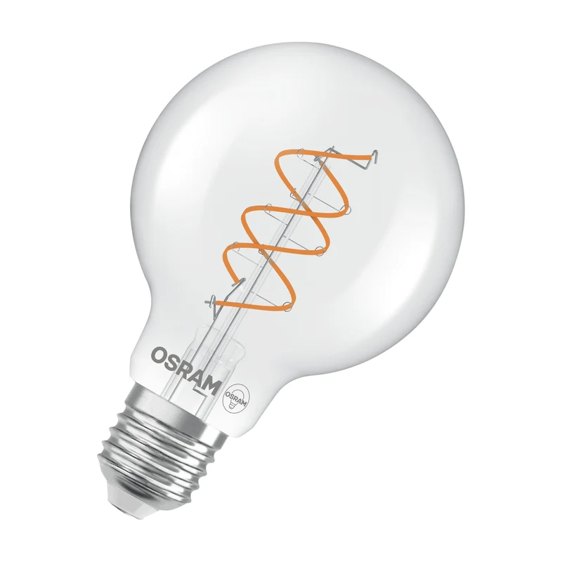 OSRAM Vintage 1906 Globe LED-Lampe Klar, 7.2W, 806lm, E27 , Warmweiß