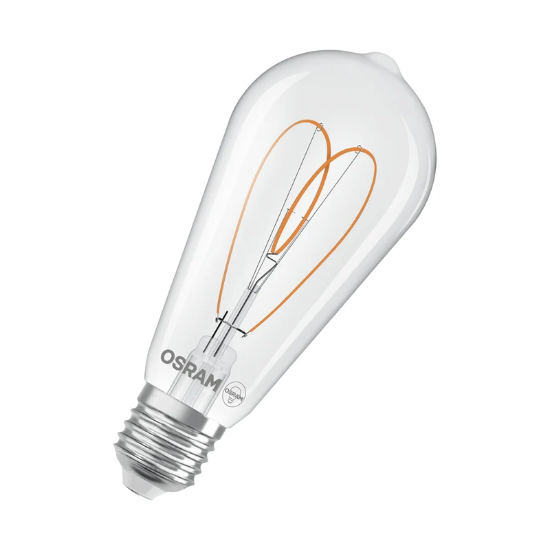 OSRAM Vintage 1906 Edison LED-Lampe Klar, 7.2W, 806lm, E27 , Warmweiß