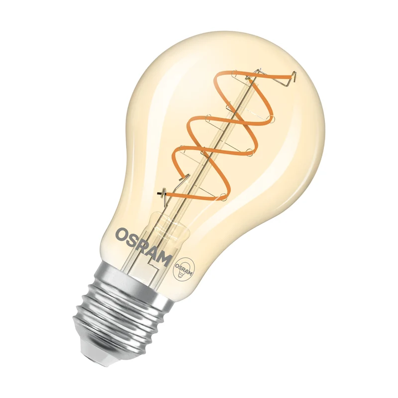 OSRAM Vintage 1906 Classic LED-Lampe Gold, 8W, 806lm, E27 , Comfort warm white