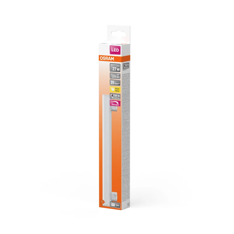 OSRAM LEDinestra LED-Lampe 30cm, 3W, 275lm, Frosted, S14s , Warmweiß