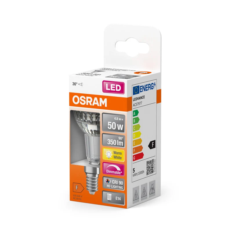OSRAM LED Lampe LED SUPERSTAR PAR16 4.8W 927 E14, 350 lm, 2700 K, Warmweiß