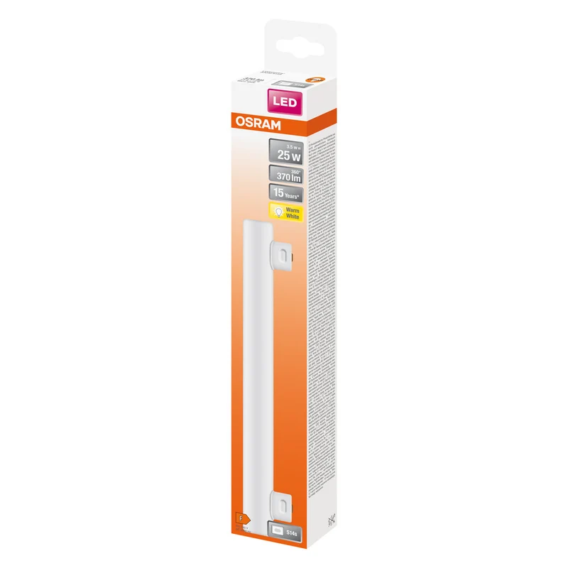 OSRAM LEDINESTRA® BASE LED-Lampe 3.5W 827 Frosted S14S, 370 lm, 2700 K, Warmweiß