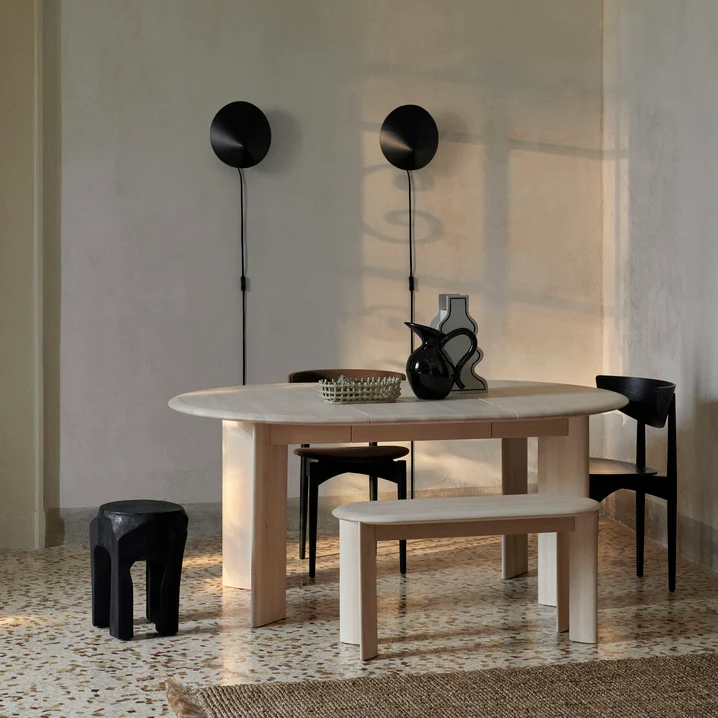 Wandleuchte Arum Sconce schwarz - ferm LIVING