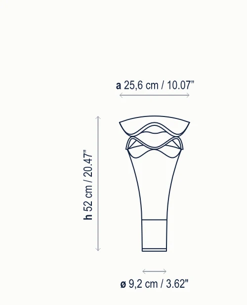 Bover - Außenleuchte LED - Cornet B/52