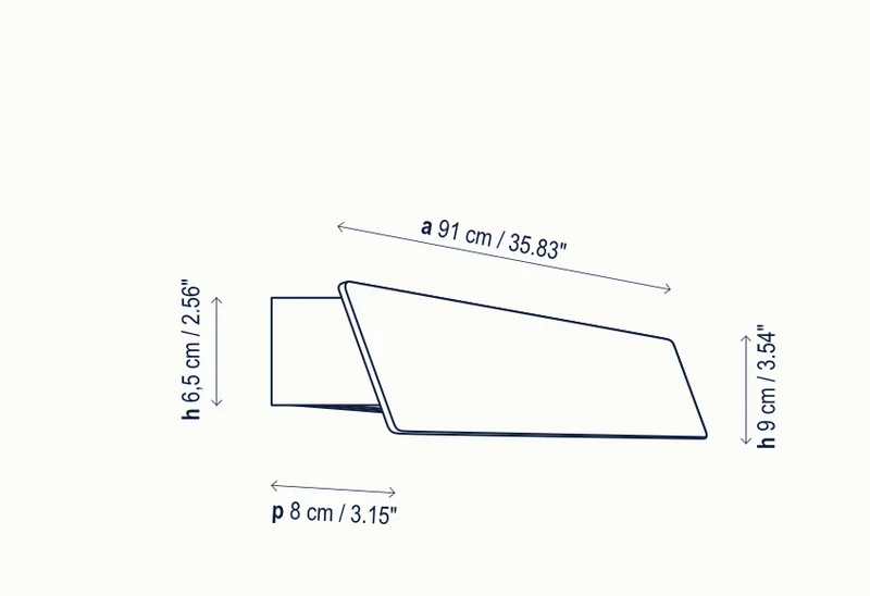 Bover - Wandleuchte - Alba 90 LED