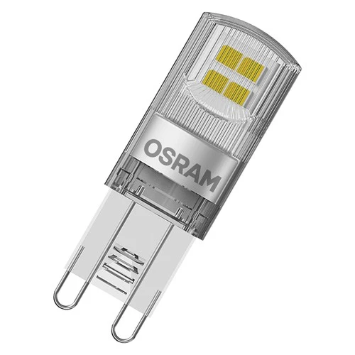 OSRAM LED Stiftsockellampe BASE PIN G9 CL20 non-dimmable 1.9W , Warmweiß 5er Pack