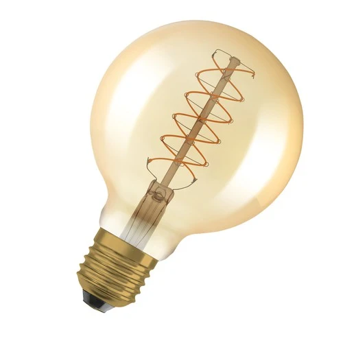 OSRAM Vintage 1906 LED-Lampe, Gold-Tönung, 7W, 600lm , Warmweiß , E27