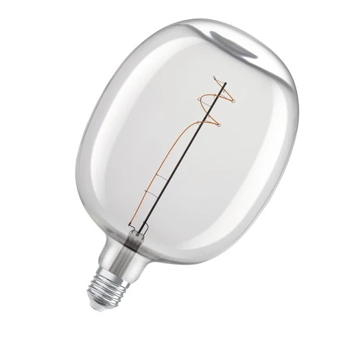 OSRAM Vintage 1906 LED-Lampe, Weißglas, 4,8W, 400lm, E27 , Warmweiß , E27
