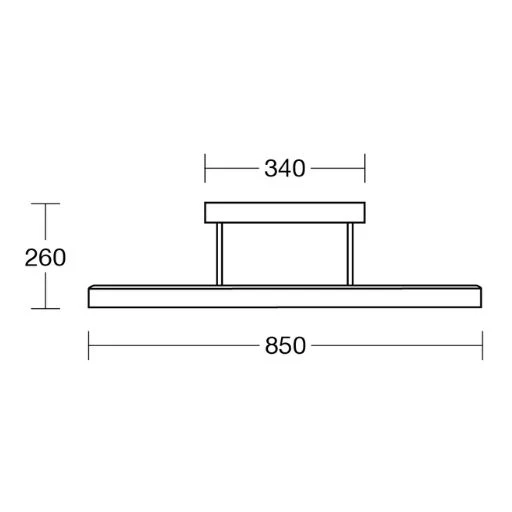 Leonora Deckenleuchte Balken LED
