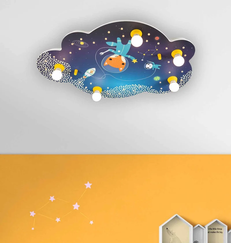 Deckenleuchte Bildwolke Little Astronauts "Space Mission"