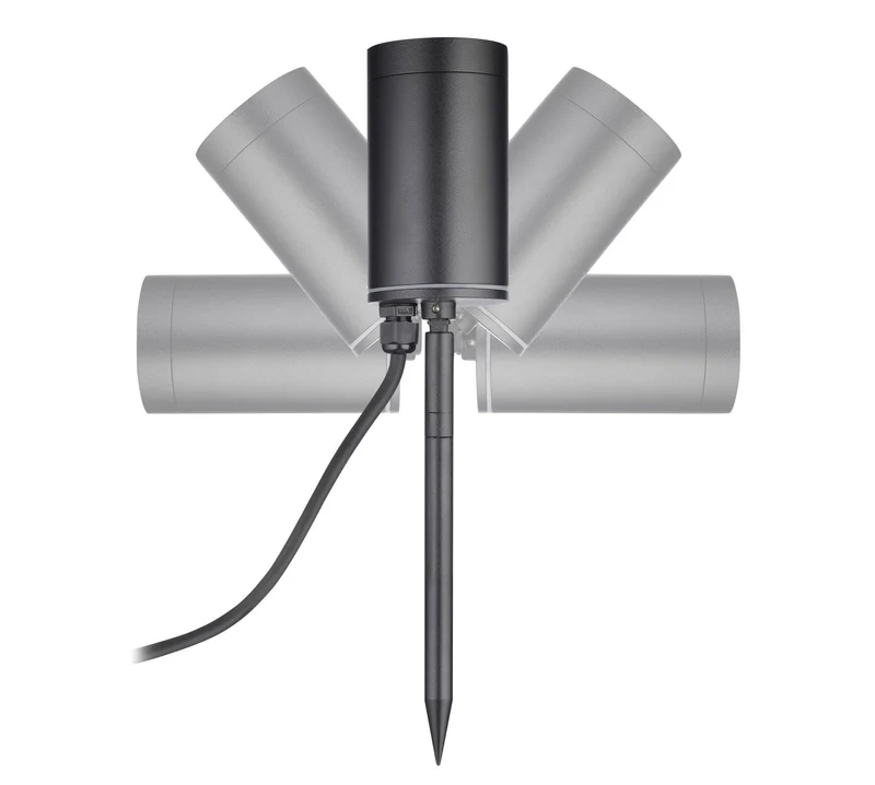 Gartenstrahler mit Erdspieß IP67 inkl. LED GU10 3W 230V