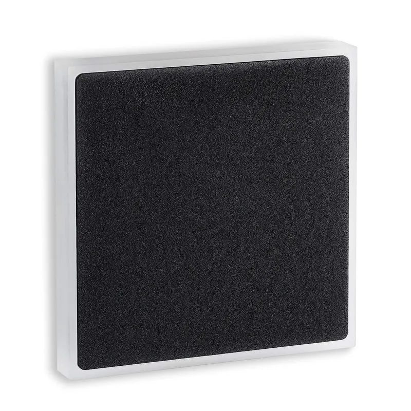 Treppenbeleuchtung mit Bewegungsmelder in Schwarz quadratisch - 230V 1,5W LED