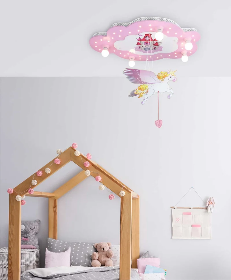 Bildwolke "Schloß mit Einhorn"