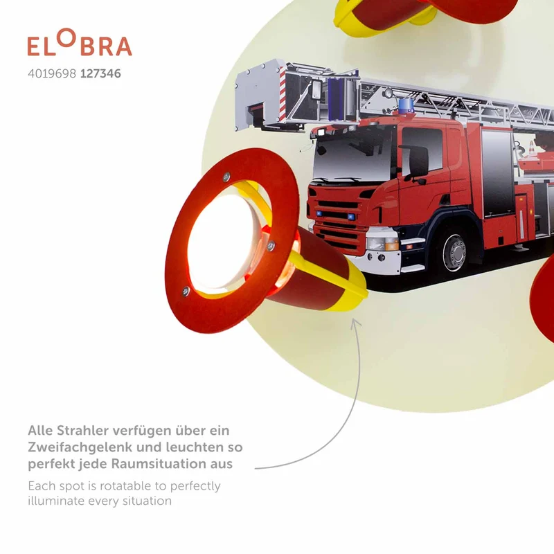 3er Spot Rondell Feuerwehrauto