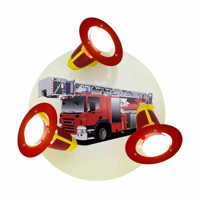 3er Spot Rondell Feuerwehrauto