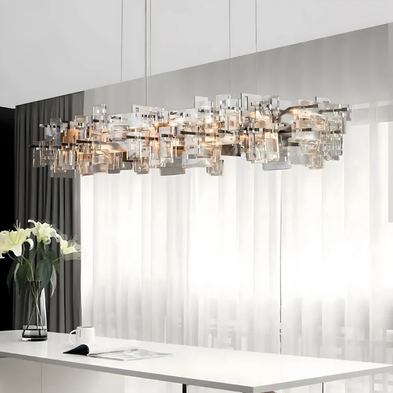 Esstischlampe Cristallo di Gelo