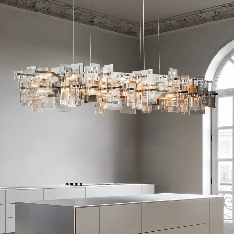 Esstischlampe Cristallo di Gelo