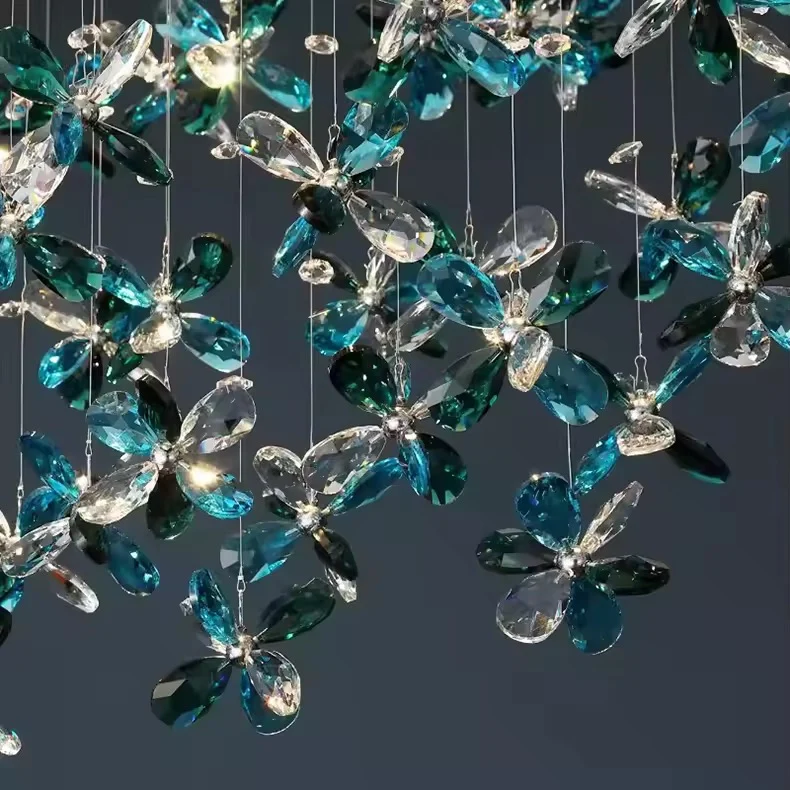 Esstischlampe Fiore di Cristallo