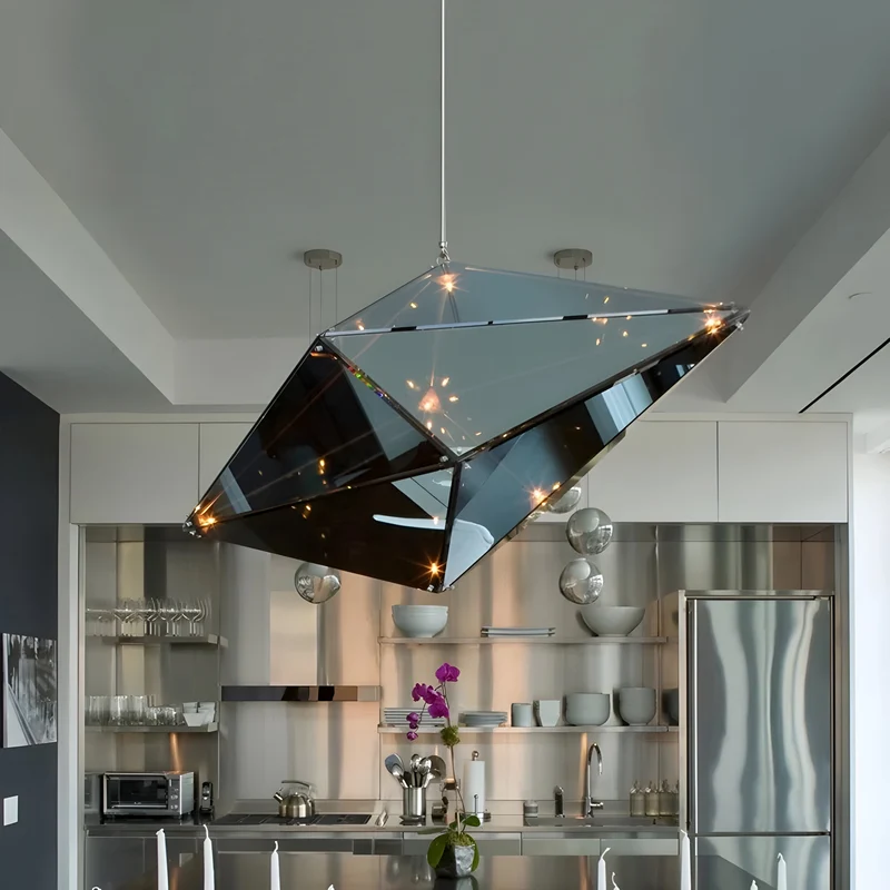 Moderne Hängelampe Diamante Grezzo