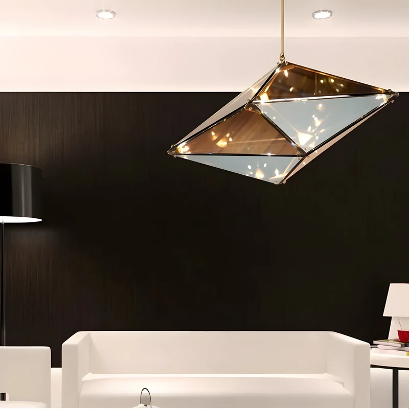 Moderne Hängelampe Diamante Grezzo