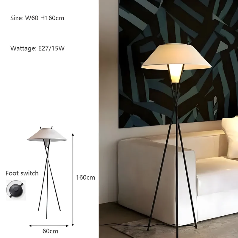 Designer Stehlampe Japandi