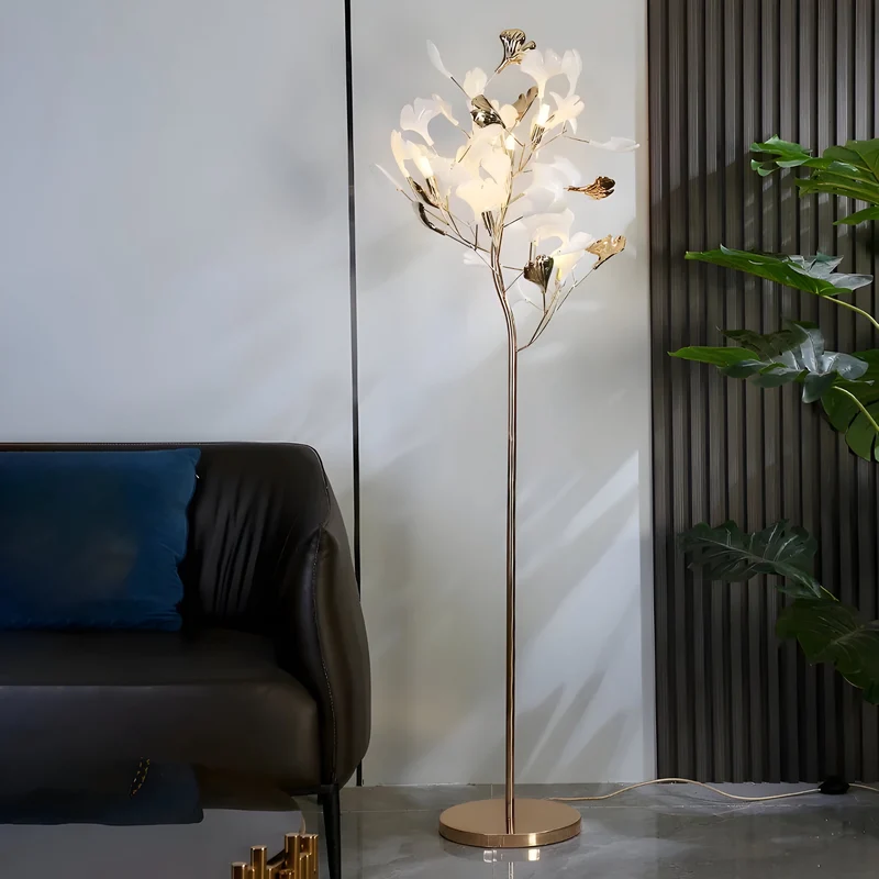 Designer Stehlampe Ginkgo