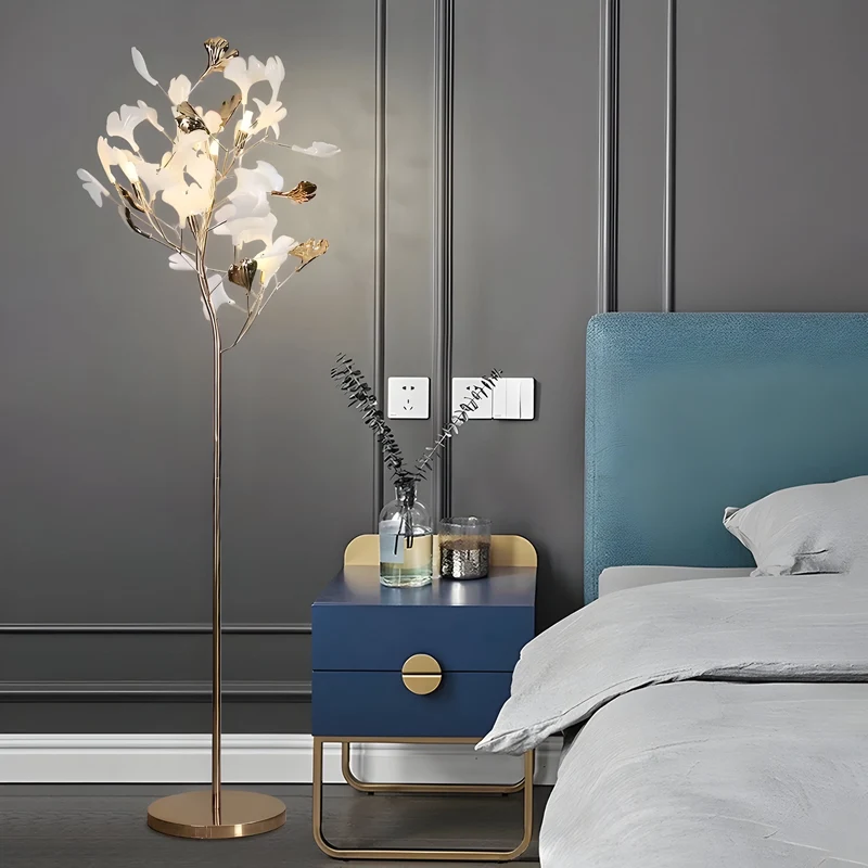 Designer Stehlampe Ginkgo