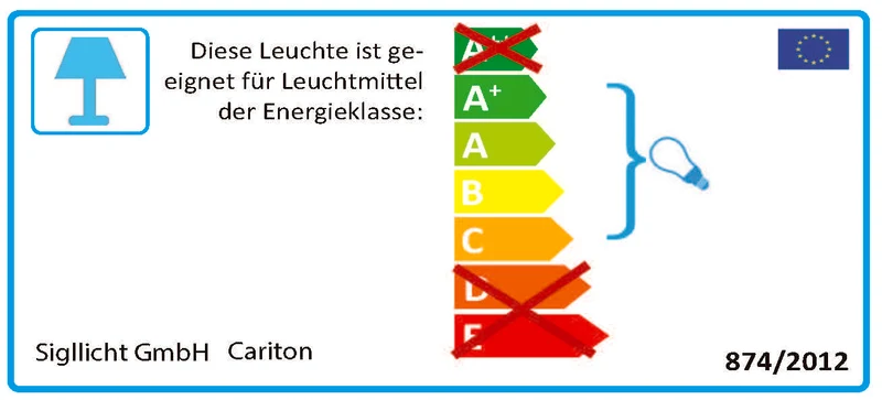 Cariton LED Decken,-Wandleuchte