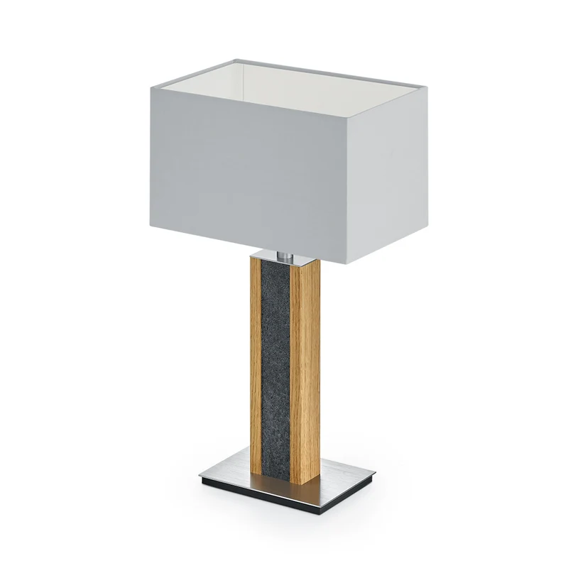 Karl G Quadra Tischlampe mit Granitapplikation