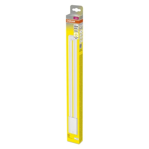 OSRAM LED-Ersatz für KLLni, mit 4pol. 2G11 Stecksockel zum Betrieb am EVG oder Netzspannung, 36 Watts Ersatz, 2G11, Tube, single-ended, 3000 Kelvin, Warm weiß, Klares Glas, single Pack