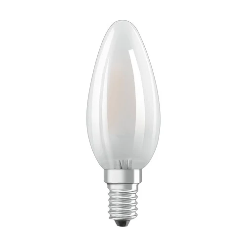 OSRAM LED Base LED Lampe Kerzenform matt (ex 40W) 4W / 2700K Warmweiß E14 5er Pack