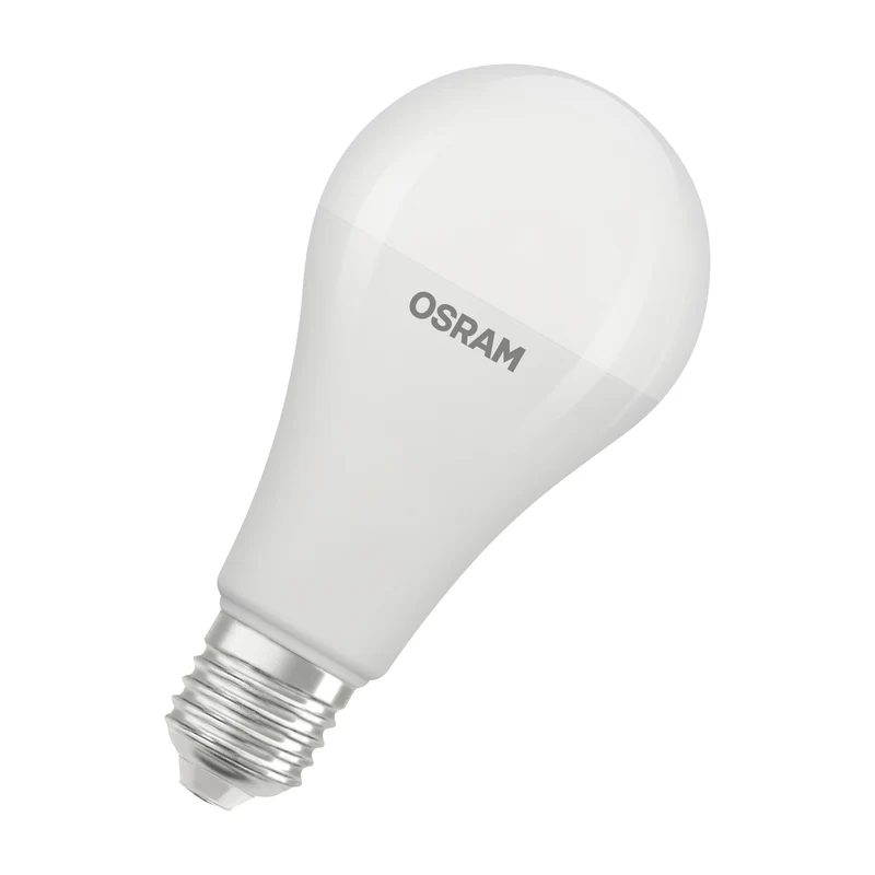 OSRAM LED LAMP WITH CLASSIC A in A-Form, LED-Lampe, Matt, 19 W, (ex 150 W), 2452 lm, Warmweiß, 2700 K, 15000 h, CRI 80