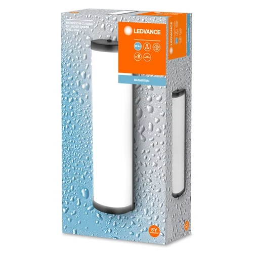 LEDVANCE CLASSIC CYLINDER Badezimmer-Wandleuchte 320mm, E14