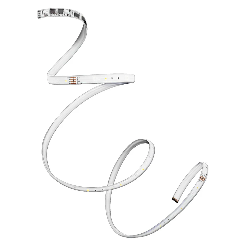 LEDVANCE FLEX AUDIO 3M LED-Streifen VR RC, weiß, 10W, 120lm, warmweißes Licht, integrierter Sound-Receiver, RGB-Farbsensor, Fernbedienung, lange Lebensdauer, einfache Montage, Schutzklasse IP20