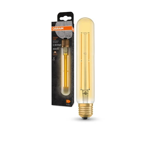 OSRAM Vintage 1906® Classic Tubular Lampe, Warmweiß, 4W, 400lm , E27