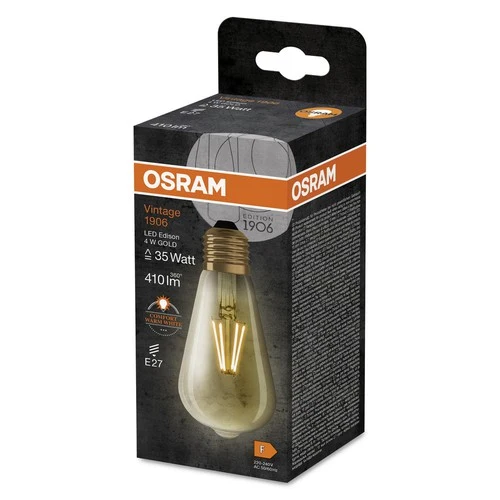 OSRAM Vintage 1906® Classic Edison LED-Lampe, 4W, 410lm , E27 , Warmweiß