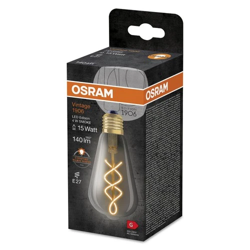 OSRAM Vintage 1906® Classic Edison LED-Lampe, 4W, 140lm , E27 , Warmweiß