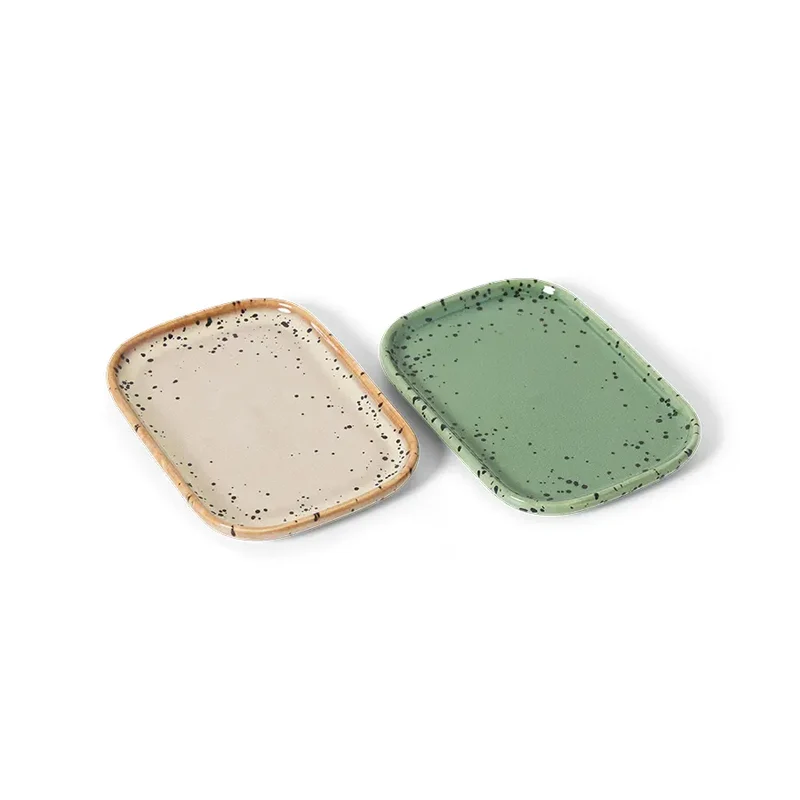 HKliving 70s Ceramics Serviertablett – 2er Set Stoneware