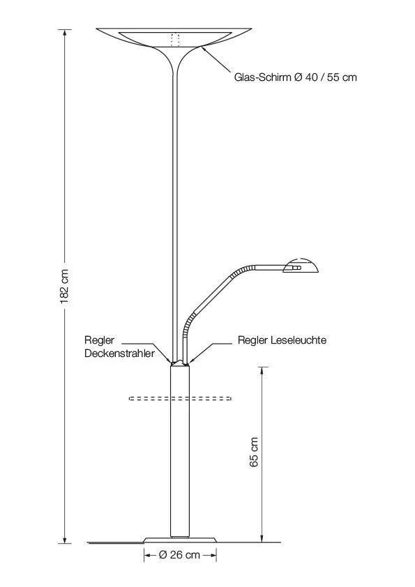 VS Manufaktur - Myos T 40 Raumstrahler / Leseleuchte