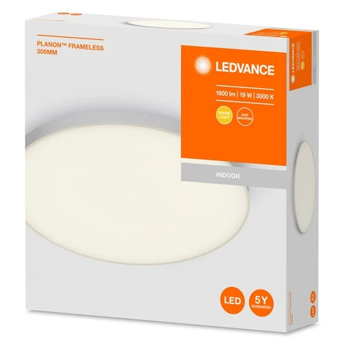 LEDVANCE Planon Frameless Deckenleuchte Round 300mm 19W 3000K