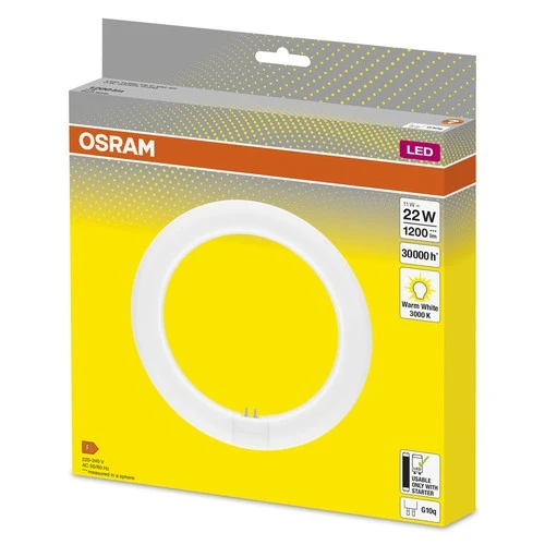 OSRAM LED TUBE T9C EM 22, 11W, 1200lm, 3000K , Warmweiß