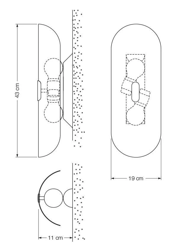 VS Manufaktur - GEA Wandleuchte