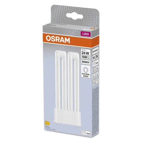 OSRAM DULUX LED-Lampe F24 EM, 12W, 1500lm, 4000K , Kaltweiß