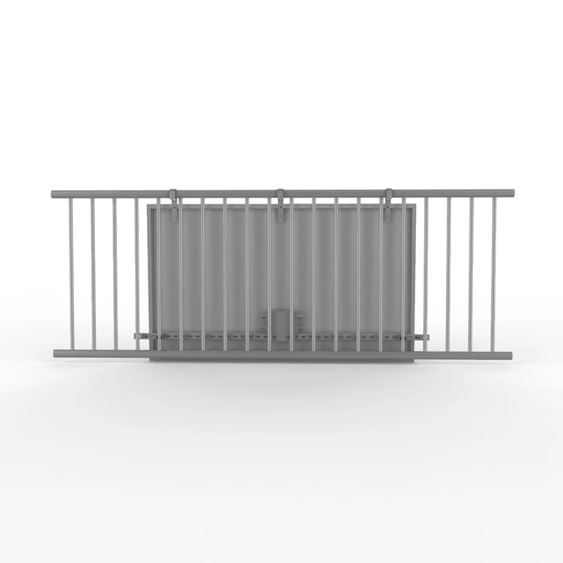 Starre Halterung-Set für ein Solarpanel (Balkonkraftwerk - Variante A)
