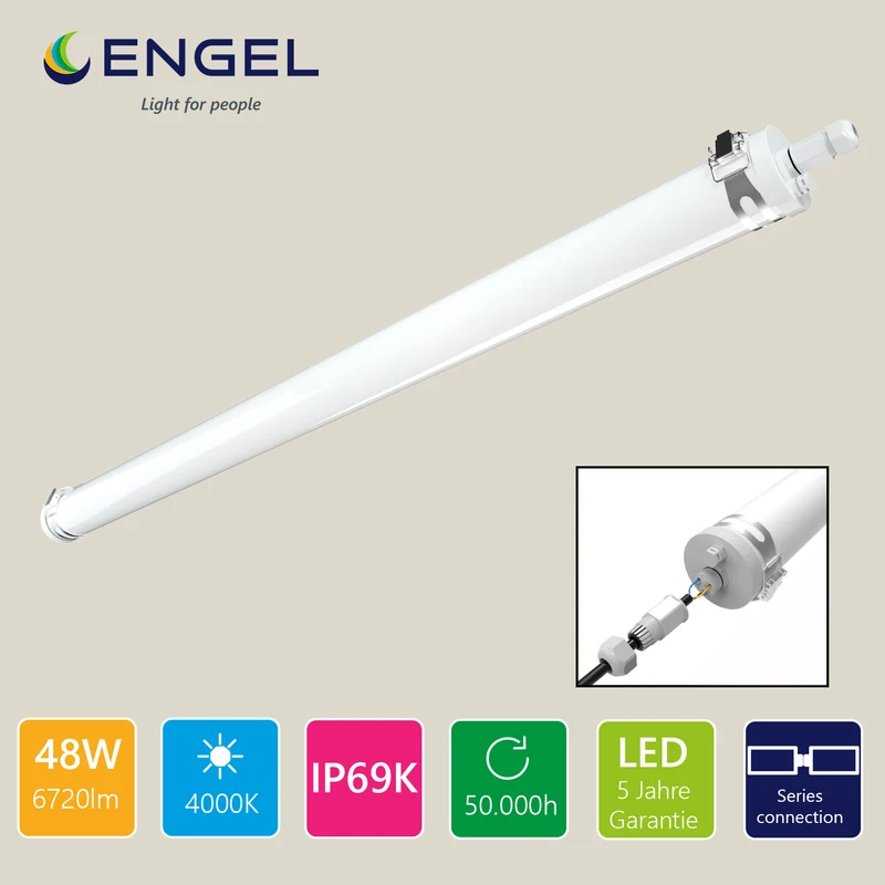 Engel Ewiclo LED-Schutzrohrleuchte – Die perfekte Beleuchtung für anspruchsvolle & ammoniakhaltige Umgebungen
